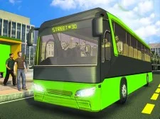 Simulador de autobús urbano de pasajeros, conducción de autobuses en 3D